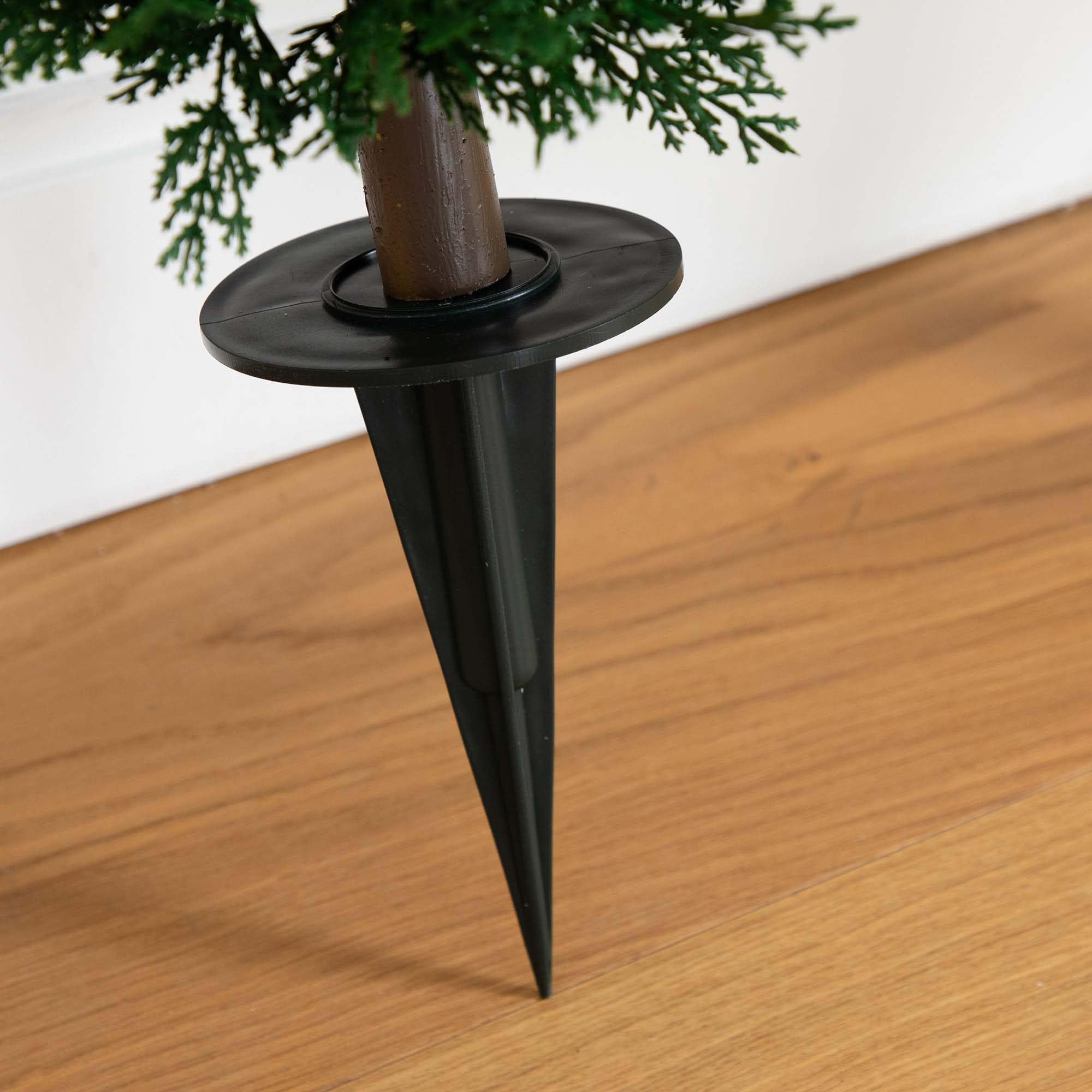 Nearly Natural 2.5ft. UV Resistant Artificial Cedar Plant with Integrated Ground Stake (Indoor/Outdoor) - Set of 2 - Image 4