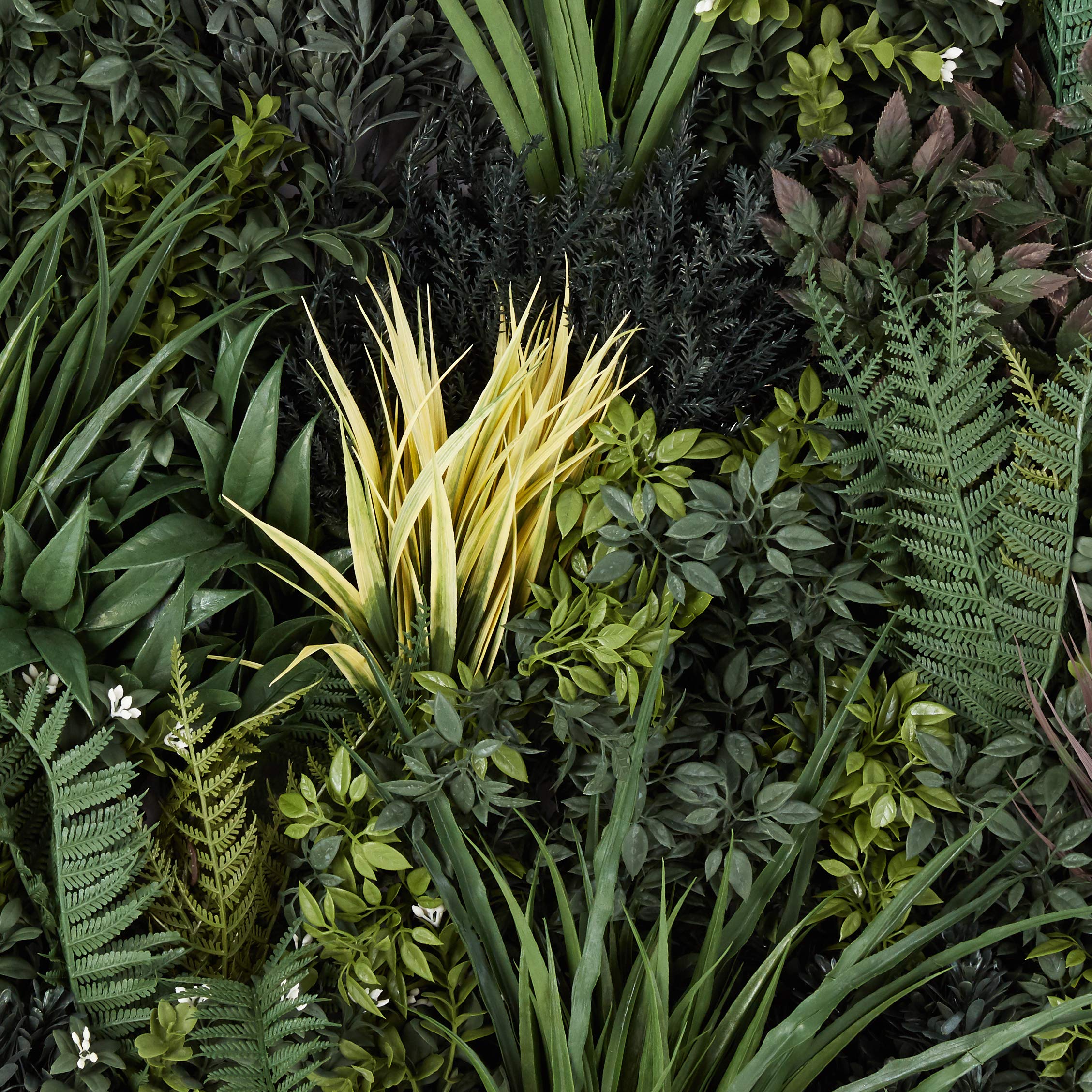 Nearly Natural 3ft. x 3ft. Greens & Fern Artificial Living Wall UV Resist (Indoor/Outdoor) - Image 8